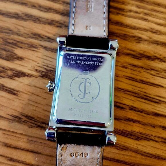 JUICY COUTURE Double Wrap Leather and Crystal Vintage Watch VINTAGE INSPIRED - Picture 3 of 10